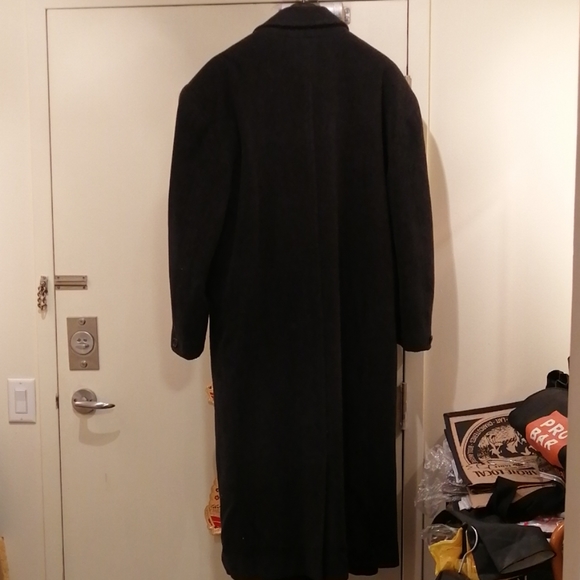 Byblos Black Overcoat or Trench Coat - Picture 3 of 7